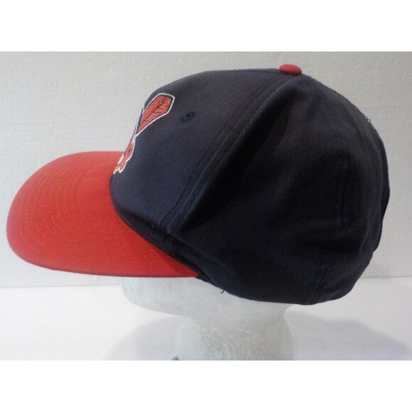 Vintage Cleveland Indians Red, White & Blue Snapback by Twins Ball Cap Hat OSFA - Picture 2 of 6